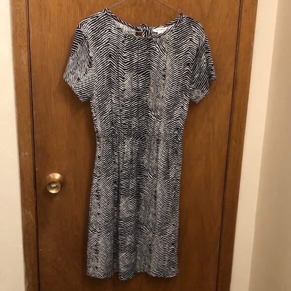 Joe Fresh - Zebra print Knee-length dress - 100% Cotton - Size XS - Picture 1 of 7